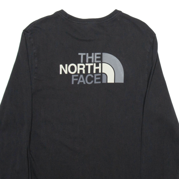 THE NORTH FACE Mens T-Shirt Black Long Sleeve S Online Sale