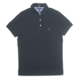 TOMMY HILFIGER Slim Fit Mens Polo Shirt Black M Online