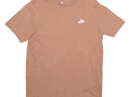 NIKE Mens T-Shirt Beige S Online now