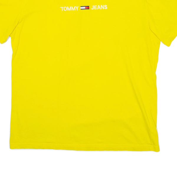 TOMMY HILFIGER Mens T-Shirt Yellow L Online now