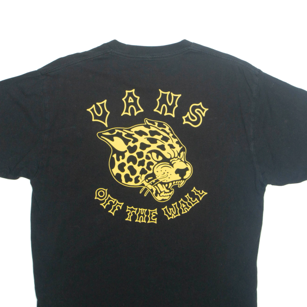 VANS Off The Wall Classic Fit Mens T-Shirt Black M For Discount