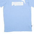 PUMA Mens T-Shirt Blue S Online Hot Sale