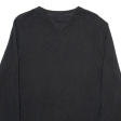 TOMMY HILFIGER Mens T-Shirt Black Long Sleeve M Cheap