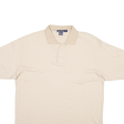 NAUTICA Mens Polo Shirt Cream Diamond L Online now