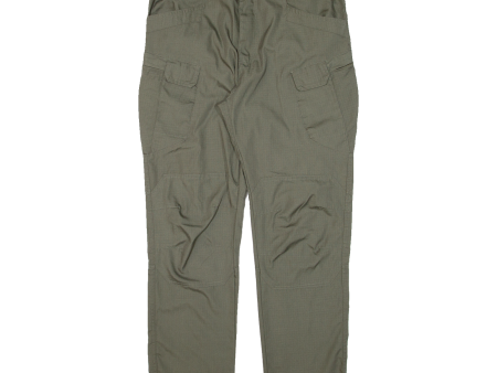 Cargo Womens Trousers Green Regular Tapered W34 L28 For Sale