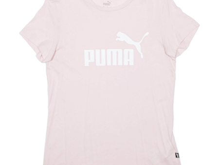 PUMA Womens T-Shirt Pink S Online Sale