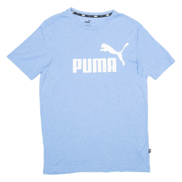 PUMA Mens T-Shirt Blue S Online Hot Sale