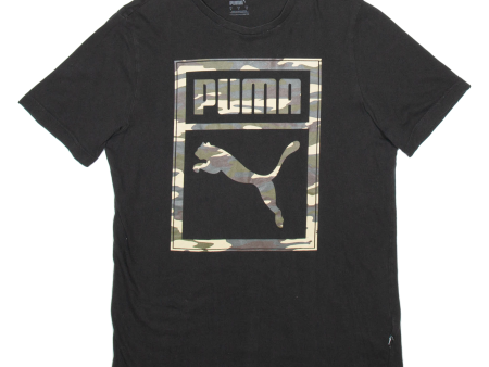 PUMA Mens T-Shirt Black S Online now