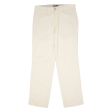 DOCKERS Khakis Mens Trousers Cream Regular Straight W36 L34 Hot on Sale