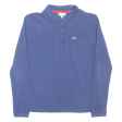 LACOSTE Girls Polo Shirt Blue Long Sleeve 16Y For Discount