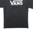 VANS Classic Fit Womens T-Shirt Black L on Sale