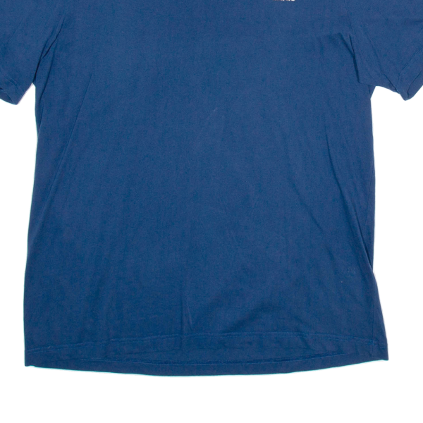 ADIDAS Mens T-Shirt Blue L Fashion