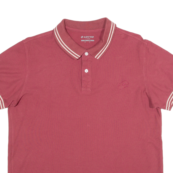 LOTTO LIFE Mens Polo Shirt Red M Online