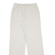 DOCKERS Cargo Khakis Womens Twill Trousers Grey Regular Wide-Leg W30 L32 on Sale