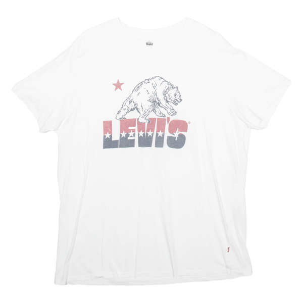 LEVI S Mens T-Shirt White 2XL Online Sale