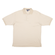 NAUTICA Mens Polo Shirt Cream Diamond L Online now