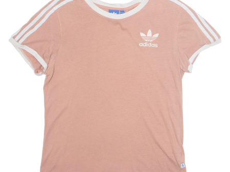 ADIDAS Womens T-Shirt Pink UK 4 Online