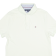 TOMMY HILFIGER Mens Polo Shirt Yellow XS Discount