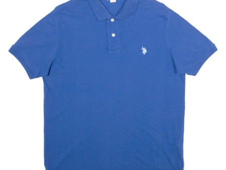 U.S POLO Since 1890 Mens Polo Shirt Blue M Online Hot Sale