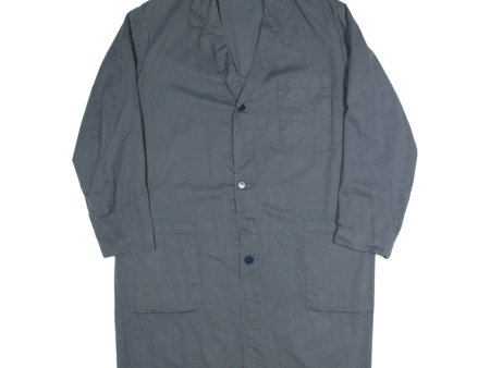 Workwear Mens Chore Coat Blue 90s L Supply