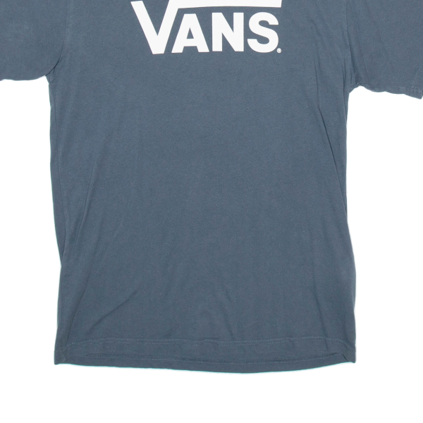 VANS Mens T-Shirt Grey M Supply