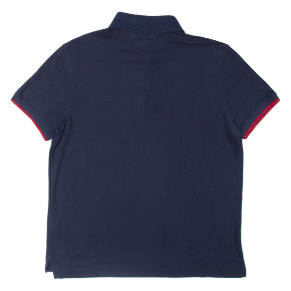 TOMMY HILFIGER Mens Polo Shirt Blue L Online now