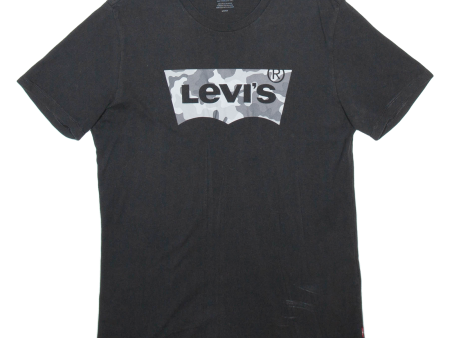 LEVI S Mens T-Shirt Black S Discount