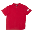 DKNY Mens Polo Shirt Red XL Sale