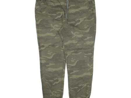 AEROPOSTALE Camo Womens Trousers Green Relaxed Tapered W38 L29 Online