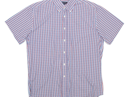 GANT Liberty Bell Loplin Mens Shirt Blue Check L on Sale