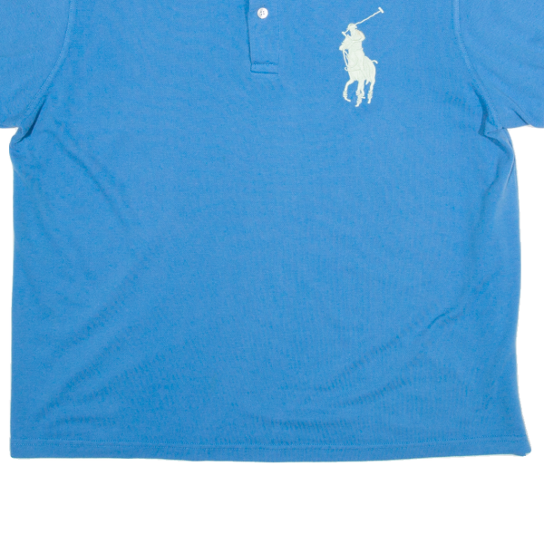 POLO RALPH LAUREN Mens Polo Shirt Blue XL Online Sale