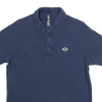 REPLAY Mens Polo Shirt Blue L Hot on Sale