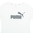 PUMA Womens T-Shirt White UK 14 Online Hot Sale