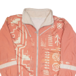 Womens Track Jacket Orange 90s Crazy Pattern XL For Discount