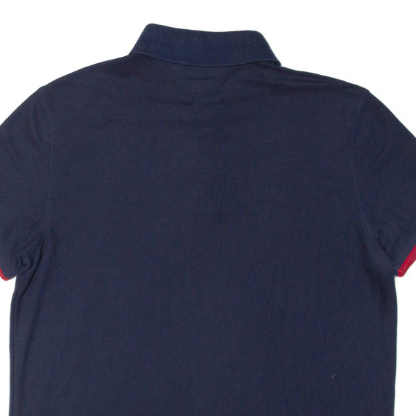 TOMMY HILFIGER Mens Polo Shirt Blue L Online now