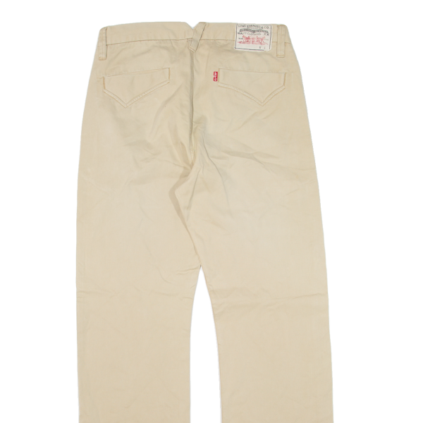 LEVI S Mens Trousers Beige Relaxed Straight W31 L32 Cheap