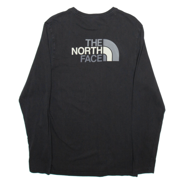 THE NORTH FACE Mens T-Shirt Black Long Sleeve S Online Sale