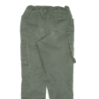 ENGELBERT STRAUSS Cargo Double-knee Workwear Girls Trousers Green Tapered W24 L28 Supply