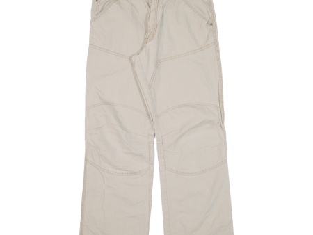 ALCW Womens Trousers Beige Relaxed Straight W30 L29 Online