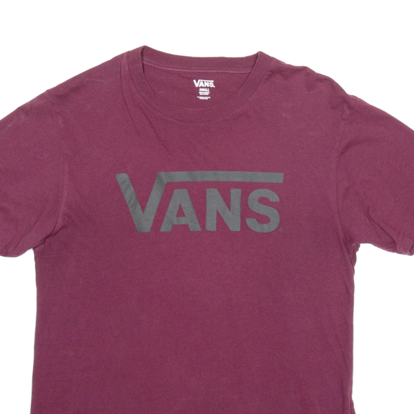 VANS Mens T-Shirt Red M Online now