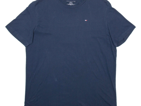 TOMMY HILFIGER Mens T-Shirt Blue XL Online now