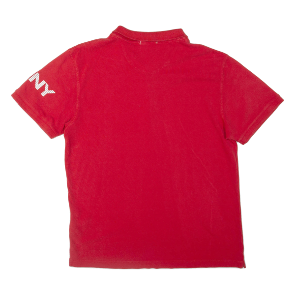 DKNY Mens Polo Shirt Red XL Sale