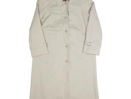 AIRELLE Womens Trench Coat Cream 90s M For Cheap