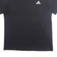 ADIDAS Mens T-Shirt Black L Discount