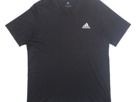 ADIDAS Mens T-Shirt Black L Discount