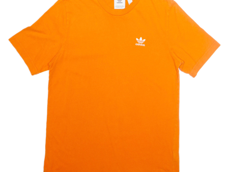 ADIDAS Mens T-Shirt Orange S Online now