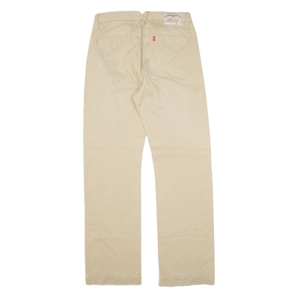 LEVI S Mens Trousers Beige Relaxed Straight W31 L32 Cheap