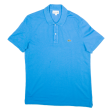 LACOSTE Slim Fit Mens Polo Shirt Blue XL Discount