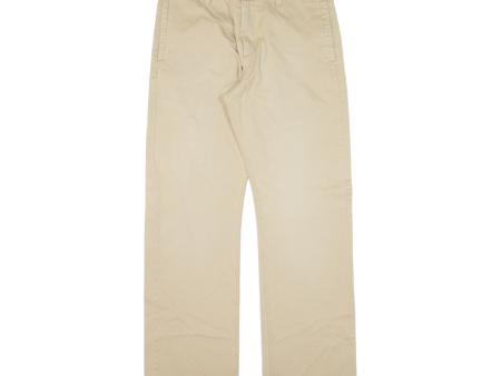 LEVI S Mens Trousers Beige Relaxed Straight W31 L32 Cheap