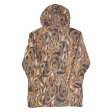 Womens Jacket Brown 90s Hooded Camouflage UK 14 on Sale